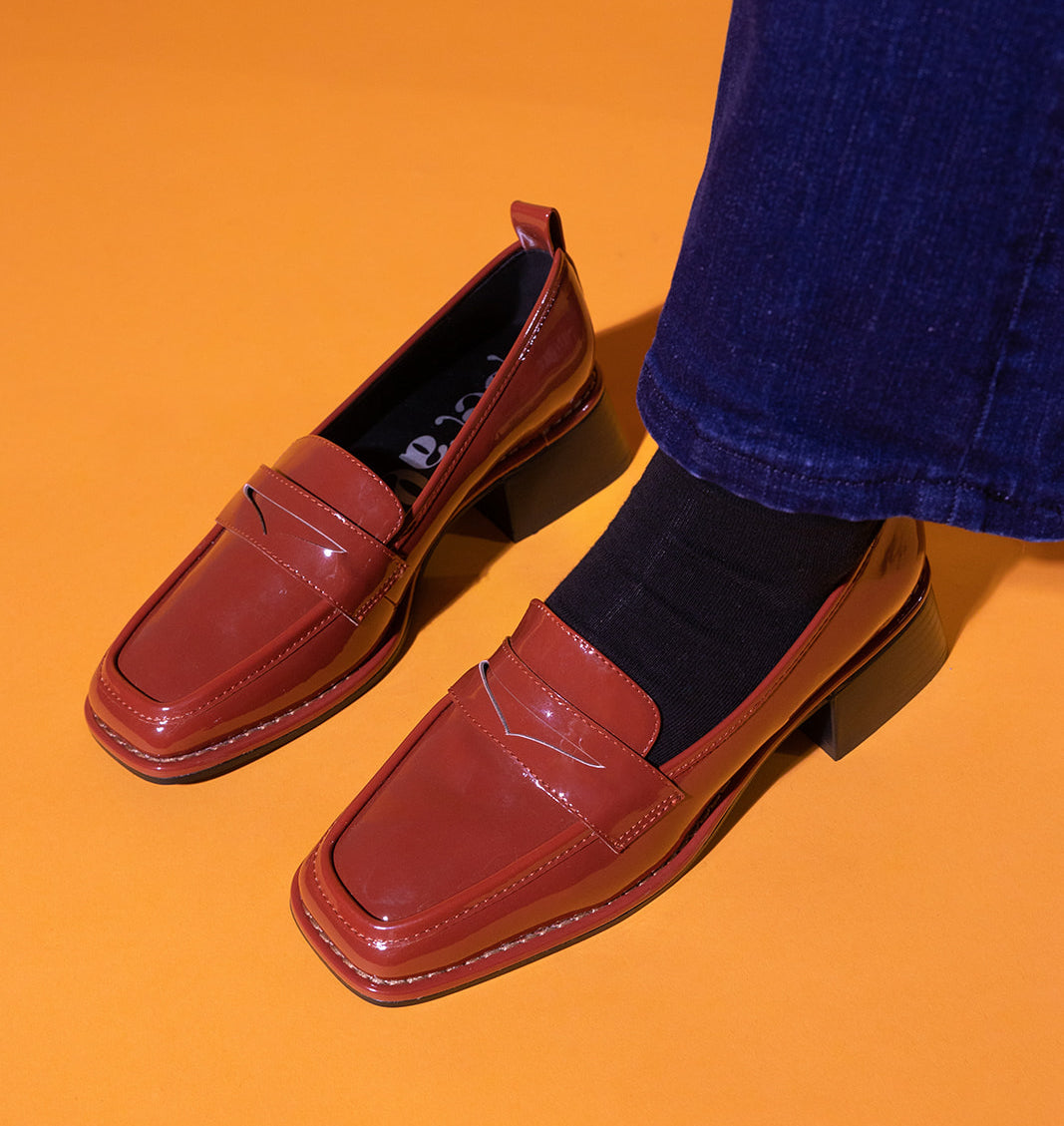 Mocassins Caprice cognac