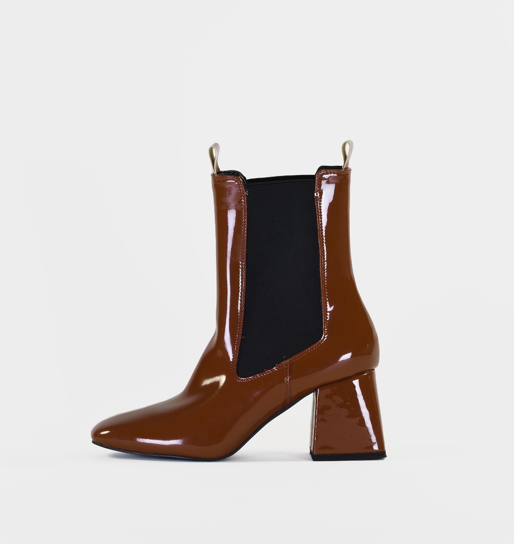 Bottines Nicole cognac